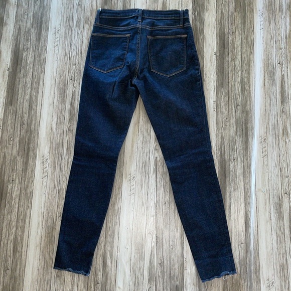 FRAME Denim Le Skinny Jeans In Saltair Dark Wash Sz 28 - Picture 4 of 12